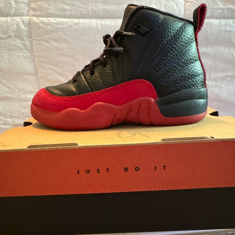 Black and Red High-Top Sneakers
